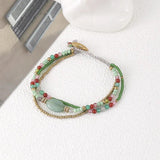 Bohemian Ethnic Style Natural Stone Bracelet Bangle