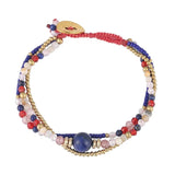 Bohemian Ethnic Style Natural Stone Bracelet Bangle