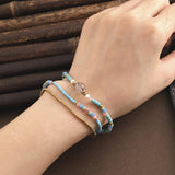 Bohemian Ethnic Style Natural Stone Bracelet Bangle
