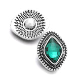 Crystal Snap Jewelry Square Snap Buttons Bracelet for Women