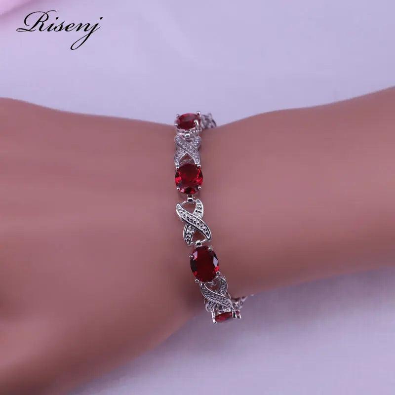 Silver Bridal Jewelry Bracelet for Women
