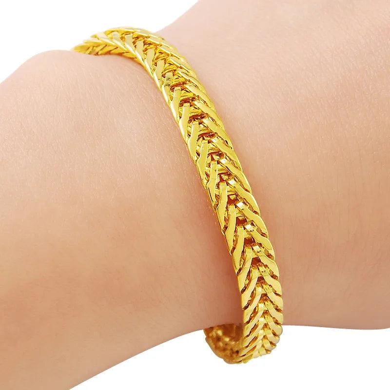 24K Keel Gold-Plated Bracelet for Women