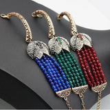 Sunspicems Bohemia Stone Bead Bracelets Women Indian Banquet Jewelry