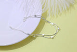 Tibetan Silver Chain Bracelet with Stars Beads Charm