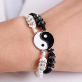 ZG Couple Yin Yang Adjustable Cord Bracelet for Bff