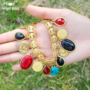 Oman Turkey Coin Bracelet Women Turks Simgesi Osmanli Turasi Muslim Islam Bangle