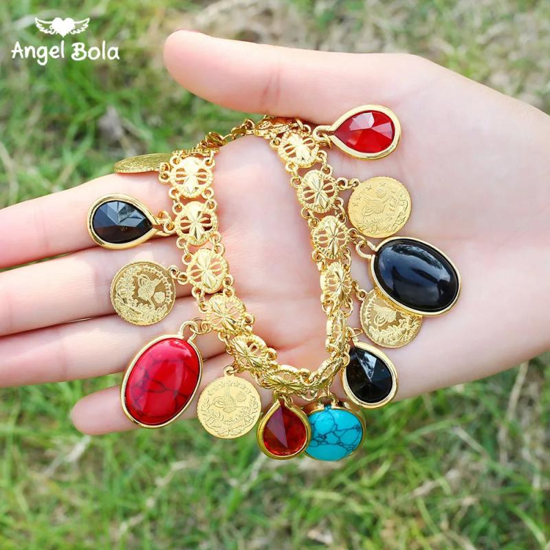 Oman Turkey Coin Bracelet Women Turks Simgesi Osmanli Turasi Muslim Islam Bangle