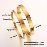 Rose Plating 8mm/4mm Bracelet Bangle for Woman Wedding Party