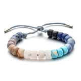 Natural Stone Glass Beads Bracelets for Women - DIY Tie on Bracelets