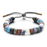 Natural Stone Glass Beads Bracelets for Women - DIY Tie on Bracelets
