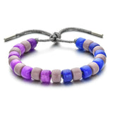 Natural Stone Glass Beads Bracelets for Women - DIY Tie on Bracelets