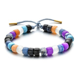 Natural Stone Glass Beads Bracelets for Women - DIY Tie on Bracelets
