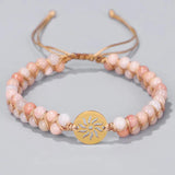 Boho Yoga Healing Meditation Bracelet Sun Flower Bangle