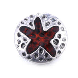 10pcs Mermaid Snap Jewelry 18mm Oil Painting Snap Buttons Bracelets Women