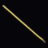 24K Plating Bracelet 6MM8 Inch Jewelry Bracelet for Women & Men