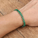 Malachite Beads Braided Bracelet Yoga Bohemia Charm Bangle