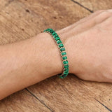 Malachite Beads Braided Bracelet Yoga Bohemia Charm Bangle