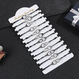 Retro Punk Braided Rope Bracelet Handcuffs Charms Bracelets Bohemian Jewelry