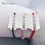 Razor Blade Charm Bracelet Stainless Steel Shaver Pendant Rope Bracelet