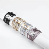 Bohemian Ethnic Leather Bracelet Glass Drill Alloy Accessories