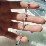 Silver Horse Eye CZ Bracelet for Women Party Accessories