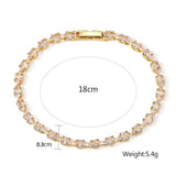 Silver Horse Eye CZ Bracelet for Women Party Accessories