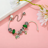 Panda Koala Bear Pendant Silver Plated Chain Bracelet