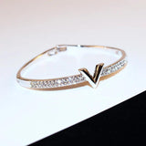 Crystal Bangle Bracelet for Women - Elegant Jewelry Accessory