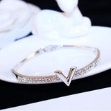 Crystal Bangle Bracelet for Women - Elegant Jewelry Accessory