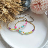 Colorful Heishi Beads Bracelet for Women