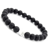 2Pcs Natural Stones Couple Bracelets Charm Beads Bracelets For Men and Women