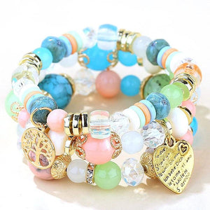 Boho Heart Multilayer Bracelet Charm Bohemian Jewelry