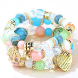 Boho Heart Multilayer Bracelet Charm Bohemian Jewelry