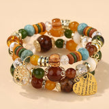 Boho Heart Multilayer Bracelet Charm Bohemian Jewelry