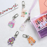 Animal Pendant Keychain Girls Ins Style Double-sided Ornament