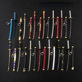 Mini Katana Keychain Gift Props Metal Real
