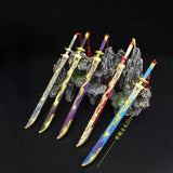 Mini Katana Keychain Golden Dragon Bag Pendant