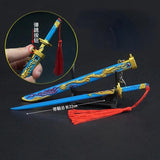 Mini Katana Keychain Golden Dragon Bag Pendant