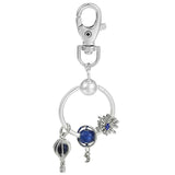 Women's Charm Keychains Handbag Car Keyfobs Keyrings Pendant Charm Beads