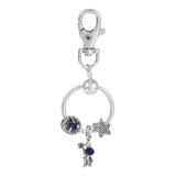 Women's Charm Keychains Handbag Car Keyfobs Keyrings Pendant Charm Beads