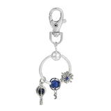 Women's Charm Keychains Handbag Car Keyfobs Keyrings Pendant Charm Beads