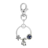 Women's Charm Keychains Handbag Car Keyfobs Keyrings Pendant Charm Beads