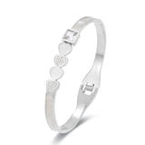 Zircon Inlaid Bracelet High Titanium Steel Women Jewelry
