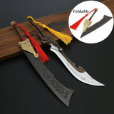 Naraka Bladepoint Metal Keychain Foldable Sword Gift