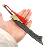 Naraka Bladepoint Metal Keychain Foldable Sword Gift