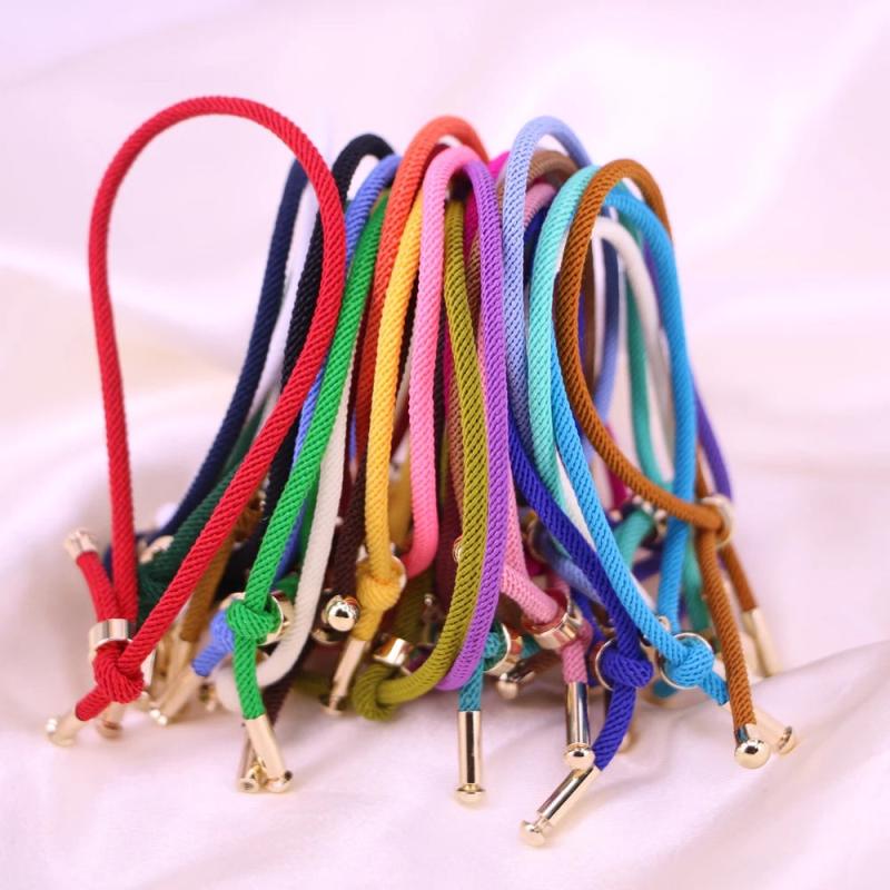 Adjustable Red Rope Bracelet Women Men Charm Bracelet DIY Jewelry Gift
