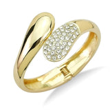 Crystal Bracelets For Women Metal Cuff Bangles