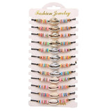 Crystal Shell Bracelets Women Vintage Multilayer Bangles Starfish Bracelet