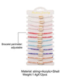 Crystal Shell Bracelets Women Vintage Multilayer Bangles Starfish Bracelet