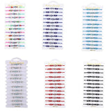 12pcs Eye Charms Bracelets Crystal Bead Anklets Girl Gift